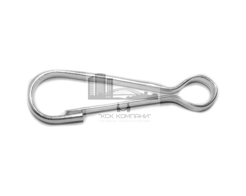 Карабин пружинный тип 125 (DIN4293) 80мм без вертлюга