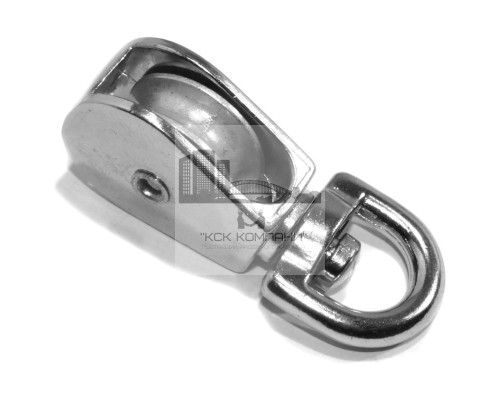 Одиночный блок с металлическим диском 3/4 20мм для троса