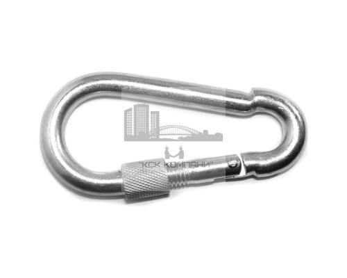 Карабин пожарный с фиксатором 9 мм DIN 5299D