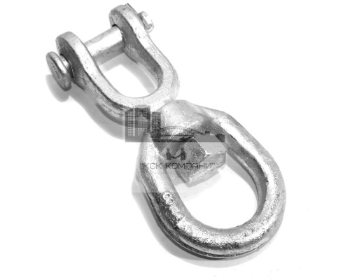 Вертлюг петля-вилка диам. 10мм