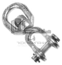 Вертлюг петля-вилка диам. 10мм