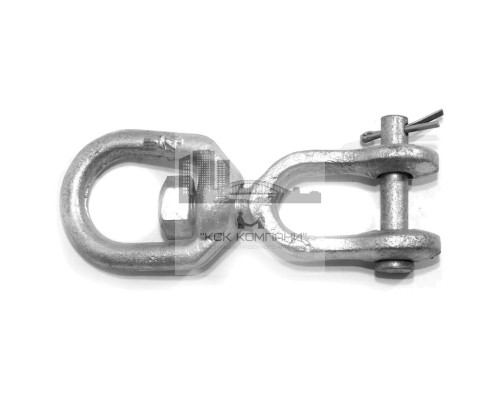 Вертлюг петля-вилка диам. 6 мм