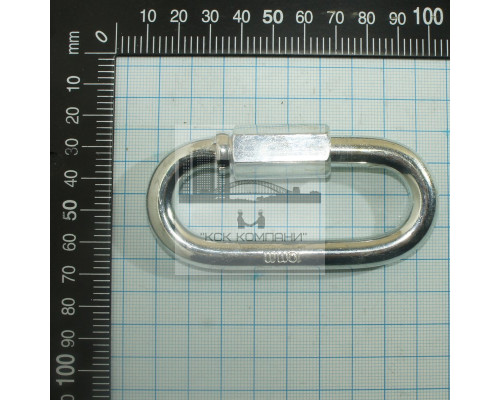 Карабин винтовой 10 мм с фиксатором