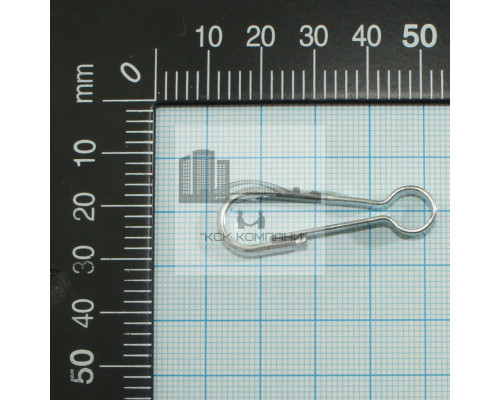 Карабин пружинный тип 125 (DIN4293) 40мм без вертлюга