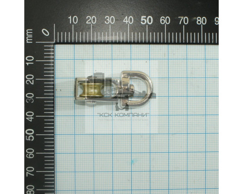 Одиночный блок с металлическим диском 1/2 15 мм для троса
