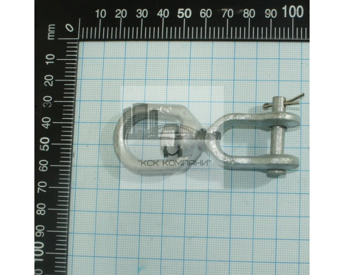 Вертлюг петля-вилка диам. 6 мм