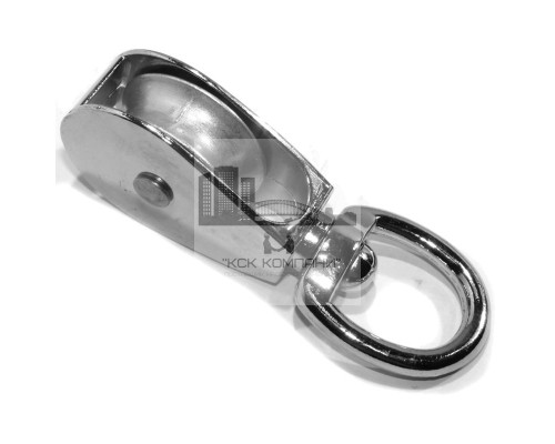 Одиночный блок с металлическим диском 1-1/2 40мм для троса