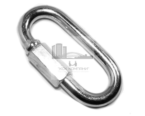 Карабин винтовой 10 мм с фиксатором