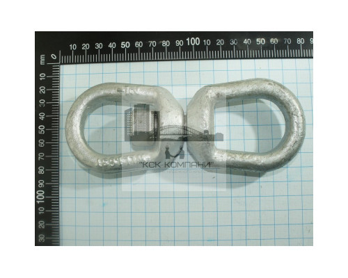 Вертлюг петля-петля диам. 12 мм