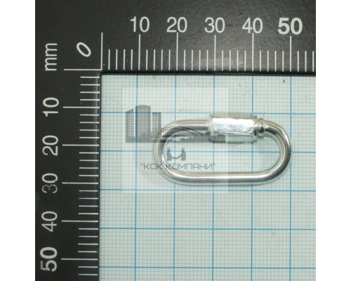 Карабин винтовой 3,5 мм с фиксатором