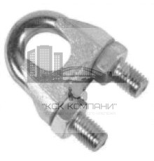 Зажим для троса (каната) 3 мм DIN 741, стальной