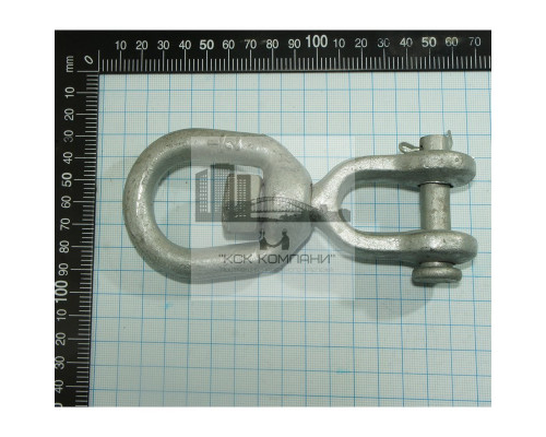 Вертлюг петля-вилка диам. 12мм