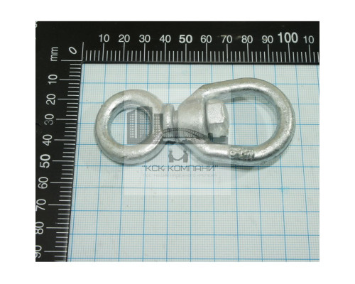 Вертлюг петля-кольцо диам. 8мм