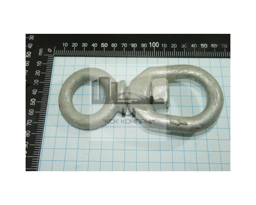 Вертлюг петля-кольцо диам. 12мм