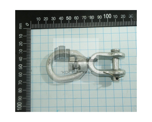 Вертлюг петля-вилка диам. 8мм