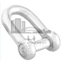 Скоба прямая с внутренним шестигранником из нержавеющей стали А4, диам. 12мм