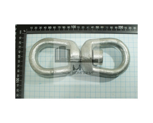 Вертлюг петля-петля диам. 16 мм