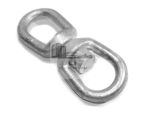 Вертлюг петля-петля диам. 16 мм