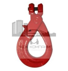 Крюк цепной с вилочным соединением 15 т. самозакрывающийся