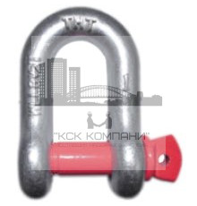 Скоба такелажная прямая г/п 1 т со штифтом G-210