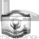 Зажим троса (каната) одинарный 8 мм, Simplex, стальной