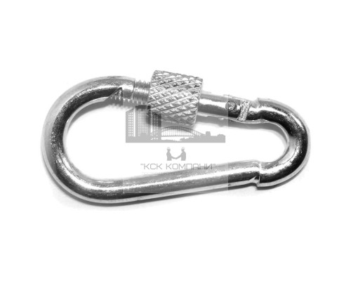 Карабин пожарный с фиксатором 5 мм DIN 5299D