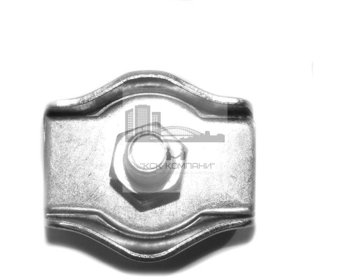 Зажим троса (каната) одинарный 10 мм Simplex стальной