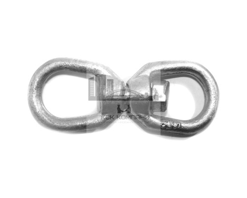 Вертлюг петля-петля диам. 8 мм
