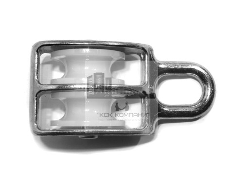 Двойной блок с пластиковым диском (шкивом) 1-1/4 30мм