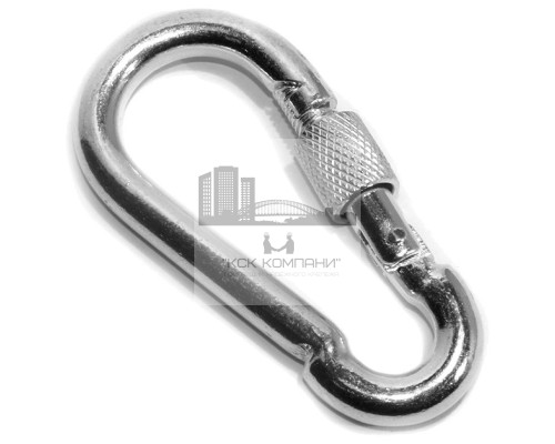 Карабин пожарный с фиксатором 7 мм DIN 5299D