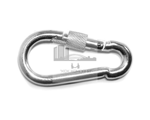 Карабин пожарный с фиксатором 7 мм DIN 5299D