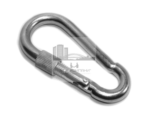 Карабин пожарный с фиксатором 10 мм DIN 5299D