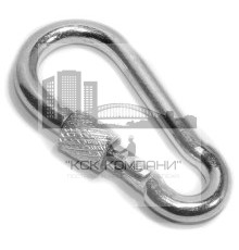 Карабин пожарный с фиксатором 7 мм DIN 5299D