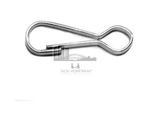 Карабин пружинный тип 125 (DIN4293) 30мм без вертлюга