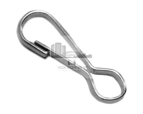 Карабин пружинный тип 125 (DIN4293) 30мм без вертлюга