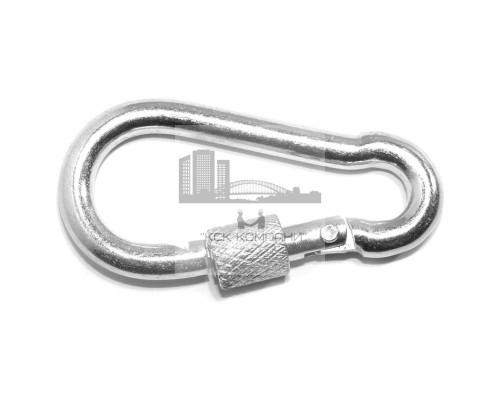 Карабин пожарный с фиксатором 6 мм DIN 5299D