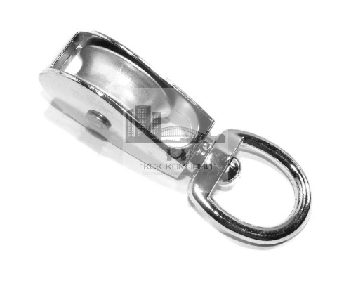 Одиночный блок с металлическим диском 1-1/4 30мм для троса