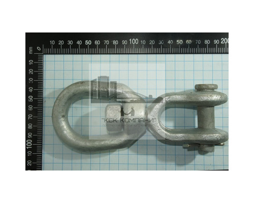 Вертлюг петля-вилка диам. 16мм