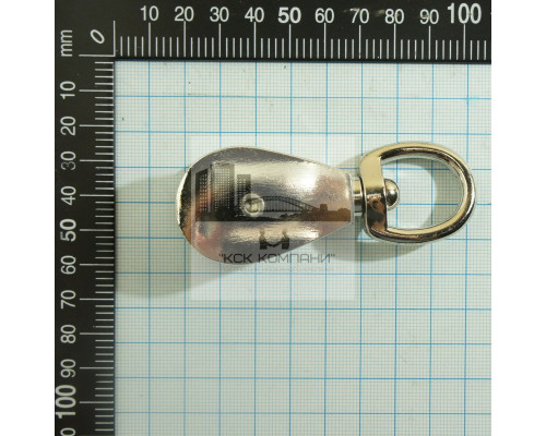 Одиночный блок с металлическим диском 1-1/4 30мм для троса