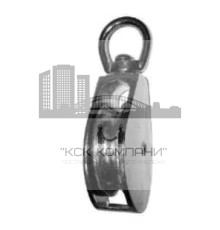 Одиночный блок с металлическим диском 1-1/4 30мм для троса