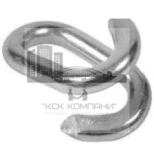 Соединитель цепей открытый, 6 мм, оцинкованный