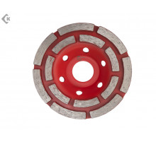Чашка алмазная 100мм Сегментная двухрядная (1 шт) 