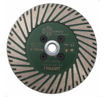 Диск алмазный мультигранит 125*2,8/1,8*8*м14 Турбо с фланцем (1 шт.) 