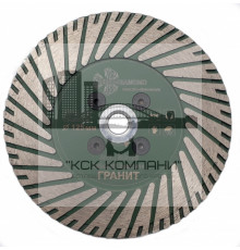 Диск алмазный мультигранит 125*2,8/1,8*8*м14 Турбо с фланцем (1 шт.) 