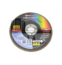 Круг лепестковый торцевой 150х22мм зернистость 60 КЛТ-1 "ЛУГА" 14А Распродажа Луга