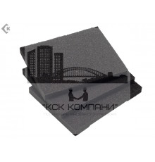 Набор губок для шлифования, карбид кремния, 125х100х10 мм, 3 предмета: Р60/80, Р60/100, Р80/120 (уп.