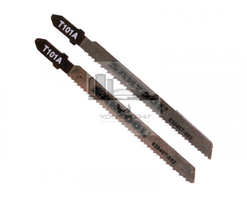 Полотна 75 х 2,0 мм для электролобзика по орг. стеклу тип T101А (2шт/уп)