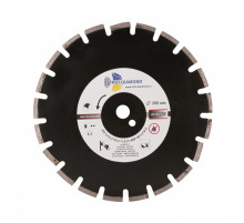 Диск алмазный отрезной 350*25,4*12 Асфальт Серебряная пайка (1 шт.) 