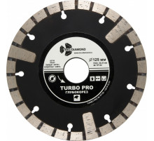 Диск алмазный отрезной Турбо 125*22,23 мм Глубокорез (1 шт) 