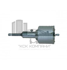 Коронка твердосплавная по бетону 80 мм в сборе с хвостовиком  (1 шт) Распродажа